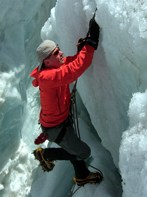 Ice Climbing Training Mountain Guide Zermatt